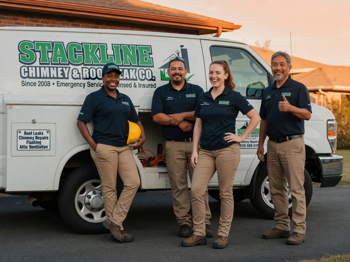 Chimney flashing repair company in Belleville, IL